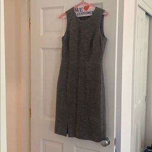 JCrew grey wool work dress